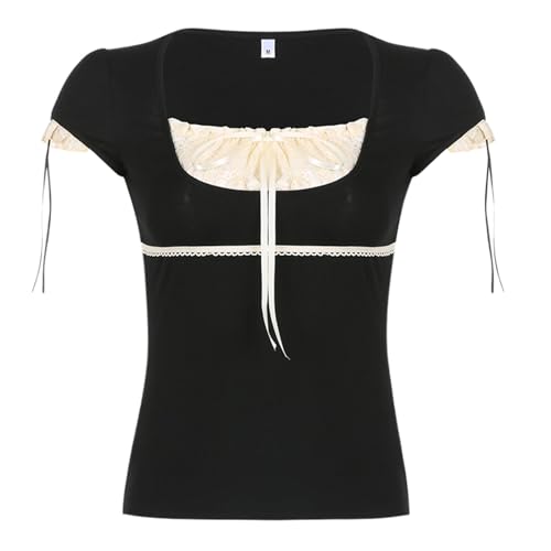 Trachtenbluse Damen,Karierte Bluse Damen Oktoberfest Outfit Volksfest Karneval Traditionelle Dirndl Bluse Moderen Trachten Oberteil Trachtenshirt mit Stehkragen & Herzknöpfen von Generic