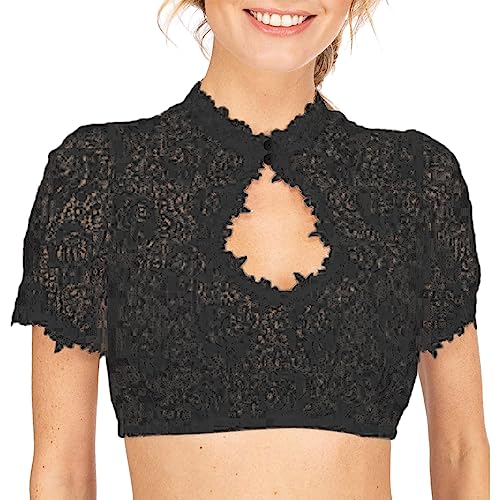 Trachtenbluse Damen Dirndlbluse Spitze Elegante Halbarm Dirndl Bluse Weiß Trachtenblusen Dirndlbluse Hochgeschlossen Kurzarm Tracht Blusen Oktoberfest Kostüm Blusenshirt Hemdbluse Große Größen Trachtenbluse Damen Dirndlbluse Spitze Elegante Halbarm Dirndl Bluse Weiß Trachtenblusen Dirndlbluse Hochgeschlossen Kurzarm Tracht Blusen Oktoberfest Kostüm Blusenshirt Hemdbluse Große Größen von Generic