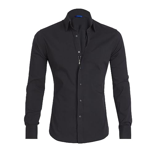 Trachtenhemd Herren Kurzarm Rot Blau Oktoberfest Kariert Langarm Trachten Hemd Freizeithemd Karohemd Langarm Hemden Regular Fit Bügelfrei Business Hemd von Generic