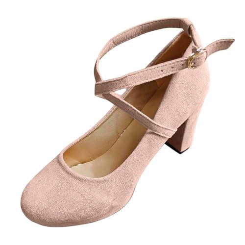 Trachtenschuhe Damen Puumps Elegant Bequem Dirndl Schuhe Absatzschuhe Riemchen Trachten High Heels Tanzschuhe Dirndl Halbschuhe Absatzschuhe Highheels Ballerina Trachtenschuhe Keilpumps (38) von Generic