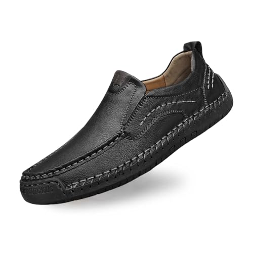 Traditional Bavarian Costume Shoes, Handgefertigt Herren um Reinschlüpfen, Lässig, Business-Schuhe, Herren-Loafer, Leicht, Atmungsaktiv von Generic