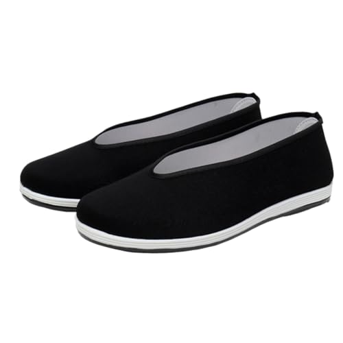 Traditionelle Kampfkunst Kung Fu Schuhe Männer Schwarz Tuch Alte Casual Schuhe(44EU) von Generic
