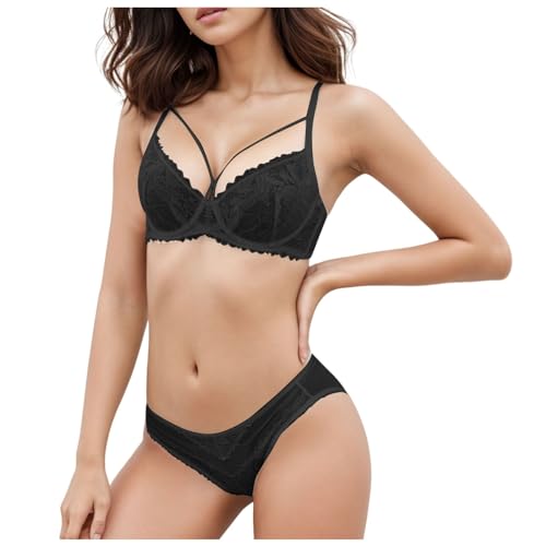 Generic Sports BH ohne Träger, Größe 70C, Schwarz, Neckholder, Racerback, Hohe Unterstützung, für Damen, Valentinstag von Generic