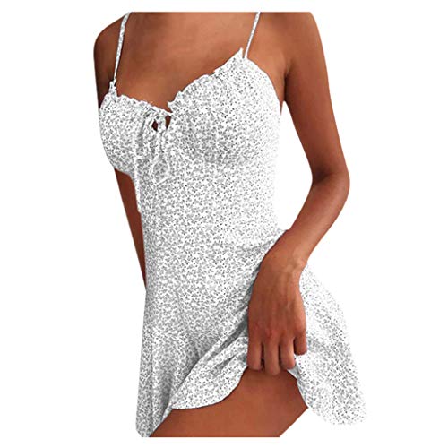 Trägerkleid Damen Sommer Sexy Slim-Fit Strandkleid Ärmellos Spaghettiträger Korsett Kleid Mit Strappy Kurz A-Linie Saum Blumenkleid Mode Freizeitkleid Mini Kleid Partykleid Wickelkleid Trägerkleid Damen Sommer Sexy Slim-Fit Strandkleid Ärmellos Spaghettiträger Korsett Kleid Mit Strappy Kurz A-Linie Saum Blumenkleid Mode Freizeitkleid Mini Kleid Partykleid Wickelkleid von Generic