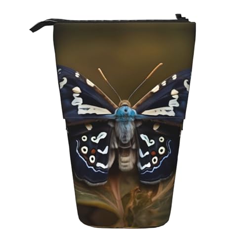 Tragbar Bleistift Tasche Wunderschöner Mottenflügel-Druck Mäppchen Stylisches Stifthalter für Mädchen Kinder Studenten von Generic