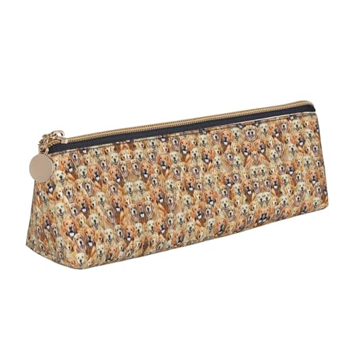 Tragbar Federmäppchen Labrador Retriever Hunde Federtasche Stylisches Bleistift Beutel für Erwachsener Jungen Schulsachen von Generic