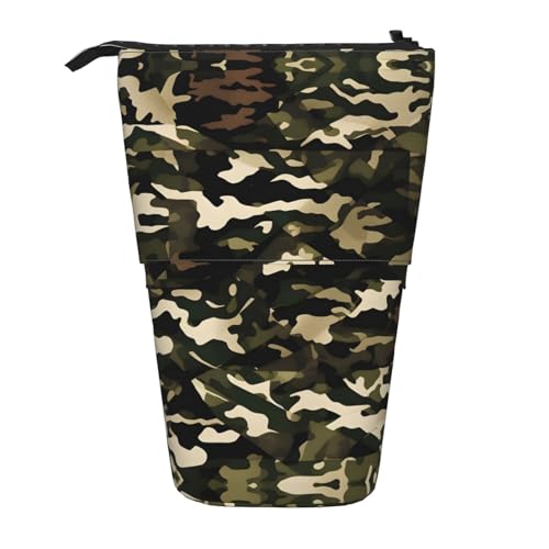 Tragbar Federmäppchen Tarnung Mäppchen Praktischem Bleistift Tasche für Unisex Damen Schulsachen von Generic