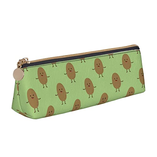Tragbar Stiftemappe Gartenkartoffeln Muster Pencil Case Strapazierfähig Briefpapier Tasche für Schule Mädchen Unisex von Generic