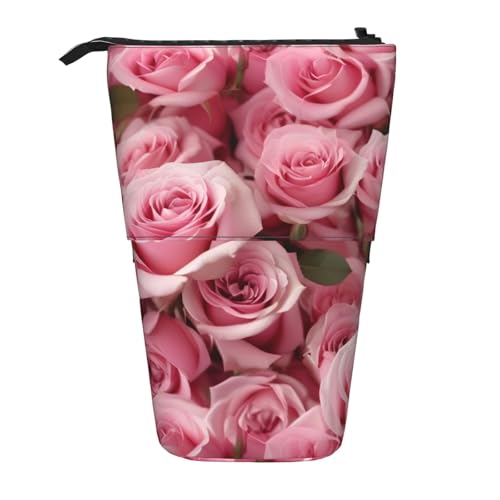 Tragbar Stiftemappe Rote Rose Federtasche Stylisches Mäppchen für Student Erwachsener Schule von Generic