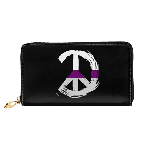 Tragbare Brieftasche Demisexueller Stolz Flagge Frieden Geldtasche Tragbare Kartenetui Kreative Reißverschluss Geldbörse Für Freund, Mutter, Freundin von Generic