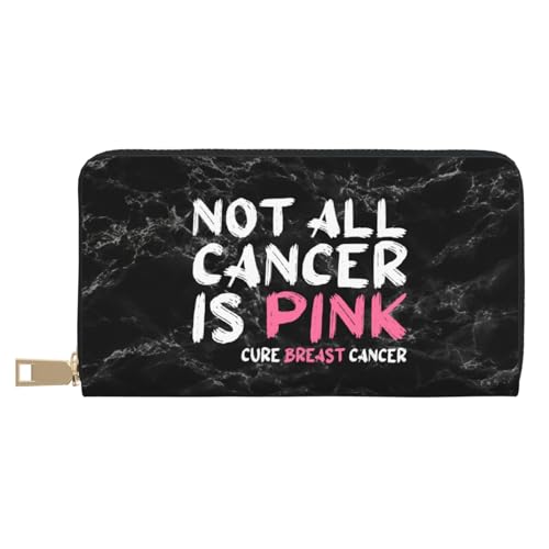 Tragbare Brieftasche Not All Cancer is Pink Breast Cancer Geldbörse Niedliche Kartenetui Kreative Handtaschen Für Kinder, Mädchen, Lehrer von Generic