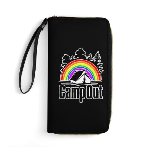 Tragbare Brieftasche Regenbogen-Reisecamping Leder Geldbörse Kreative Kartenetui Printmotiv Handtaschen Für Tochter, Lehrer, Frauen von Generic