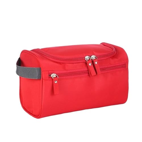 Tragbare Reise-Kulturtasche for Herren, Kosmetiktasche(1 red) von Generic