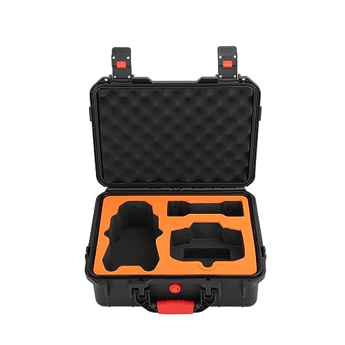 Tragbarer Koffer für Drohnen Kompatibel für DJI AIR 3 Organizer Case Großes Fassungsvermögen Standardausführung Multi-Elektrizität Leichtgängige Version Fallfest Outdoor-Koffer (AQX-10) von Generic