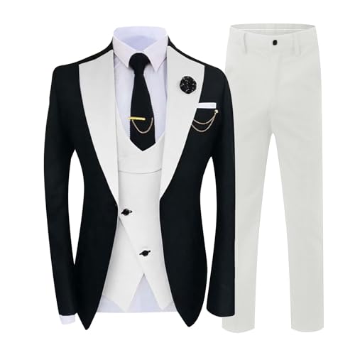 Trainingsanzug FußBall Herren LäSsiger Anzug Herren Anzug Herren Vintage 70er Jahre Outfits Männer Hochzeit Smoking Oder Anzug Weste Herren Anzug Passender Blazer zur grauen Hose AnzüGe Herren von Generic