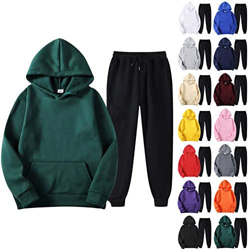Trainingsanzug Set Herren - Sweatshirt Hoodie Mit Hose - Sport Outfit - Jogginganzug Grün S Trainingsanzug Set Herren - Sweatshirt Hoodie Mit Hose - Sport Outfit - Jogginganzug Grün S von Generic