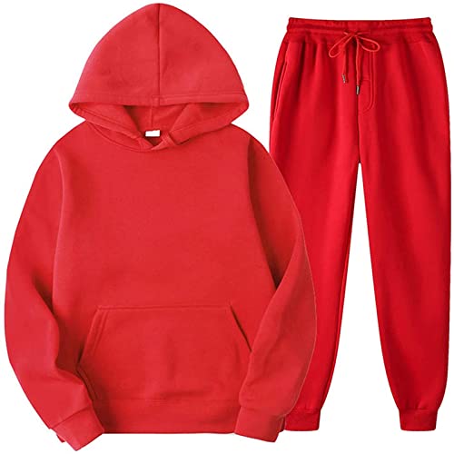 Trainingsanzug Set Sport Outfit Herren Jogginganzug Sweatshirt Hose Partner 2Er Set Für Paare Rot XXL Trainingsanzug Set Sport Outfit Herren Jogginganzug Sweatshirt Hose Partner 2Er Set Für Paare Rot XXL von Generic