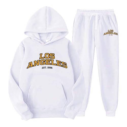 Trainingsanzugdamen Neon Orange Jogginganzug Damen Handball Trainingsanzug Damen Jogginganzug FüR Kleine Frauen Schlafanzughose Damen Lang Baumwolle Damen Tracksuit Pyjama Damen Gestreift Karierter von Generic