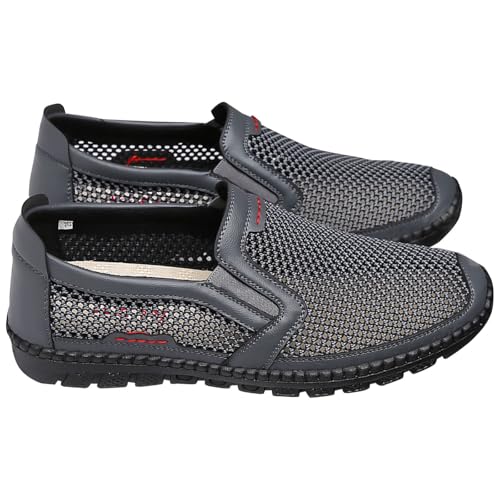 Trainingsschuhe Herren Turnschuhe Atmungsaktiv Mesh Loafers Fahrschuhe Leicht Freizeit Sneakers Freizeitschuhe Für Männer Runde Zehe Slip-on Outdoor Strand Wilde Schuhe Wasserschuhe Trainingsschuhe Herren Turnschuhe Atmungsaktiv Mesh Loafers Fahrschuhe Leicht Freizeit Sneakers Freizeitschuhe Für Männer Runde Zehe Slip-on Outdoor Strand Wilde Schuhe Wasserschuhe von Generic