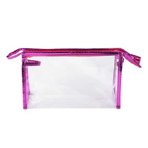 Transparente Make-up-Tasche – transparente Reise-Make-up-Tasche | Aufbewahrungstasche mit Reißverschluss | Reisetasche, wasserdichter Kosmetikkoffer, PVC, transparenter Kulturbeutel, Make-up-Organizer von Generic