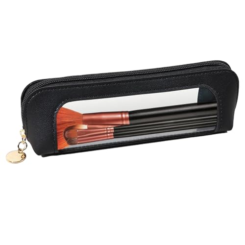 Transparentes Federmäppchen, transparentes Federmäppchen, Federmäppchen mit Reißverschluss, Kosmetiktasche mit Reißverschluss, transparentes Federmäppchen, Make-up-Taschen mit großer Kapazität von Generic