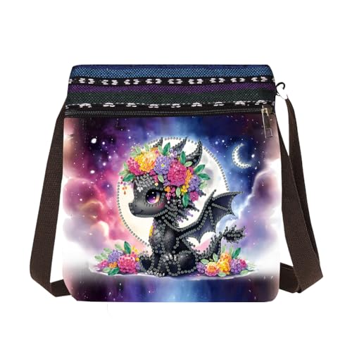 Tree of Life Diamant Malerei Einkaufstasche Diamant Kunst Umhängetasche Diamant Malerei Crossbody Bag 5d Edelstein Punkte Art Messenger -Tasche für Erwachsene Anfänger von Generic