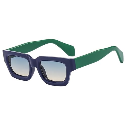 Trendige Quadratische Sonnenbrille Mit Kleinem Rahmen For Männer Und Frauen, Polarisierte Sonnenbrillen For Das Autofahren Im Freien, For Sport Und Urlaub(Blue) von Generic