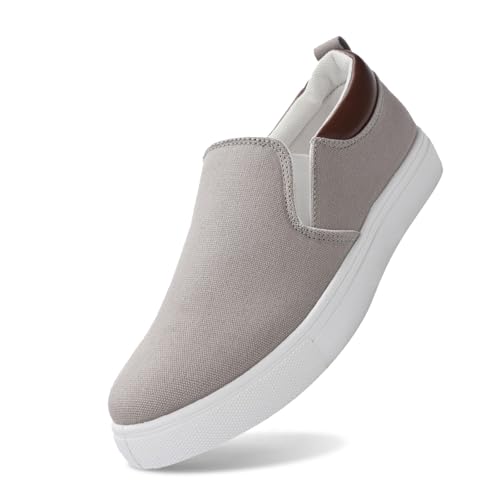 Trendy Schuhe Damen Bequem, Casual Schuhe für Damen Slip-on, Klassisch Atmungsaktive Große Größen Freizeitschuhe für Büroalltag Belüftet rutschfest Abriebfest Ohne Schnürsenkel von Generic