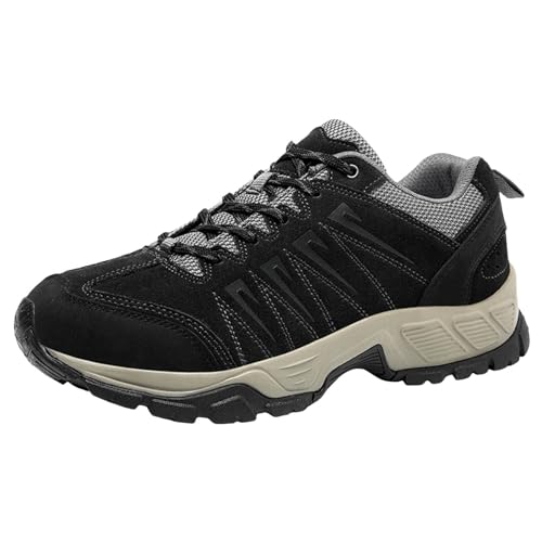 Trendy Schuhe Herren Bequem, Casual Schuhe für Herren rutschfest Abriebfest, Klassisch Atmungsaktive Freizeitschuhe für Büroalltag Abriebfest Wanderschuhe Trekkingschuhe für Outdoor -Sport von Generic