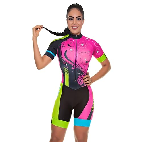 Triathlon-Kleidung für Damen, kurzärmelig, Radtrikot-Set, XS-3XL, 4, 3XL von Generic
