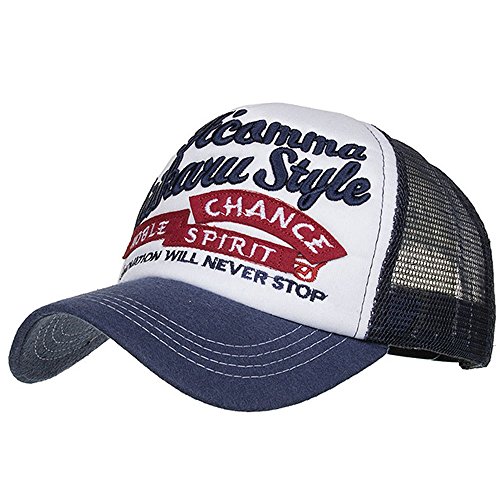 Trucker Cap Unisex Mesh,Schwarz Snapback Basecap Damen Großer Kopf-Freizeit Kappe Herren Sommer Cappy Einfarbig Sport Schildkappe Schirmkappe Sonnenkappe Baseballmütze Mütze Outdoor von Generic