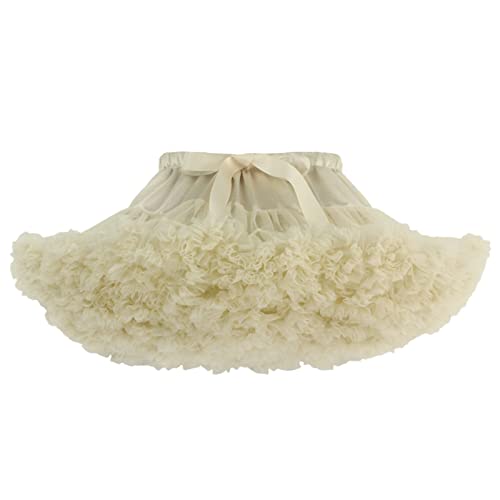 Tüllrock Damen - Tütü Damen Tullrock Kurz Tüll Röcke Tutu Rock Faschingskostüme Tulle Tanzrock Ballerina Karneval Kostüm Partykleid Ballettrock Mesh Karnevalskostüm Fasching Ballkleid Faschingsrock von Generic