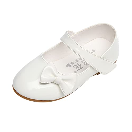 Turnschuhe 33 Kleine Lederschuhe Einzelschuhe Tanzschuhe Mädchen Performance Schuhe Sneaker Schuhe Kinder 36 (White, 31 Little Child) von Generic