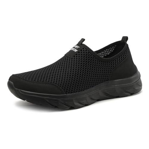 Turnschuhe Herren Atmungsaktiv Mesh Wanderschuhe Leichtes Sneakers Herren 41 EU,Schwarz Turnschuhe Herren Atmungsaktiv Mesh Wanderschuhe Leichtes Sneakers Herren 41 EU,Schwarz von Generic