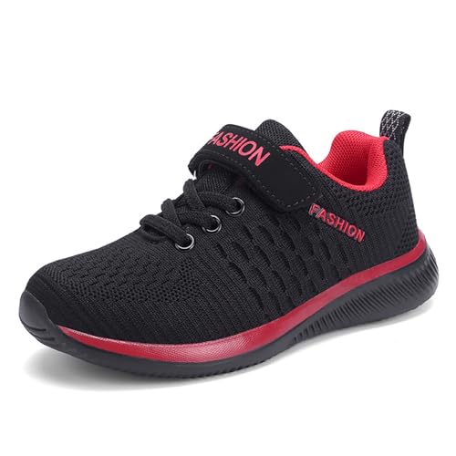 Turnschuhe Jungen Mädchen Mesh Atmungsaktiv Hallenschuhe 2-in-1-Rollschuhe flach Dicker Boden rutschfest Schuhe Fitnessschuhe Straßenlaufschuhe Jungenschuhe Unisex von Generic
