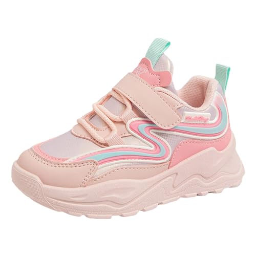 Turnschuhe Jungen Mesh - Luftig Sneaker Jungen mit Klettverschlu Bequeme Weicher Sportschuhe Leicht Outdoor Laufschuhe Atmungsaktiv Unisex Kinderschuhe Alltag Freizeitschuhe Hallenschuhe Größe 28-40 von Generic