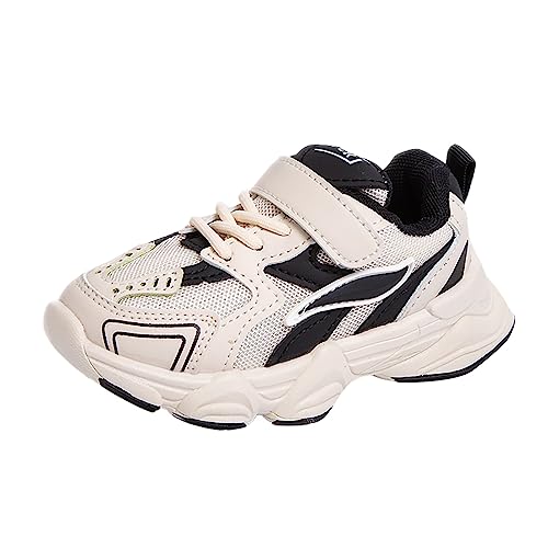 Turnschuhe Mädchen Mesh - Casual Sneaker Mädchen mit Klettverschlu Bequeme Atmungsaktiv Sportschuhe Outdoor Laufschuhe Unisex Kinderschuhe Luftig Hallenschuhe Weicher Freizeitschuhe Größe 28-39 von Generic