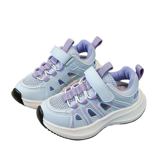 Turnschuhe Mädchen Mesh Hallenschuhe, Atmungsaktiv Sportschuhe Outdoor Sneaker Leicht Running Soft Hallensportschuhe Minimalist Wanderschuhe Sport Schuhe Walking Barfussschuhe für Mädchen 2-12 Jahre von Generic