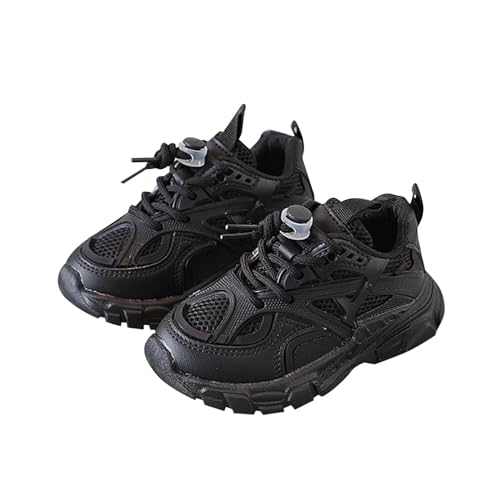 Turnschuhe Mädchen Mesh - Stylish Sneaker Mädchen mit Klettverschlu Leicht Atmungsaktiv Sportschuhe Outdoor Laufschuhe Unisex Kinderschuhe Weicher Hallenschuhe Flexibel Freizeitschuhe Größe 28-40 von Generic