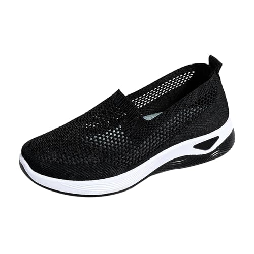 Turnschuhe Mesh Walking Hohe Flats Schuhe Elegant Dirndl Schuhe rutschfest Walkingschuhe Joggingschuhe Leicht Fitnessschuhe Straßenlaufschuhe Outdoor Sportschuhe von Generic