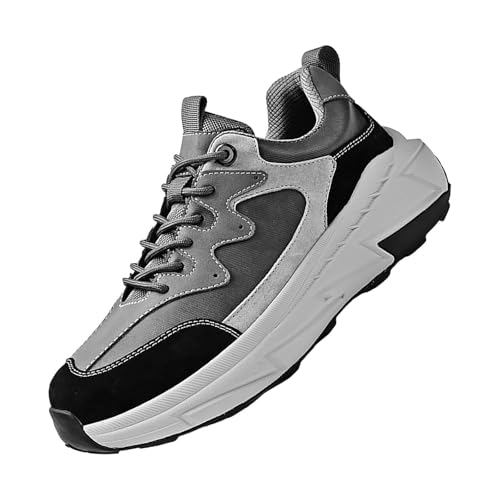 Turnschuhe Trekkingschuhe Mit Erhöhungen Mesh Atmungsaktiv Slip On Atmungsaktives Trainers Weiche Sohle Fitnessschuhe Bequeme Sneaker Outdoor Breathable Driving Penny Schuhe von Generic