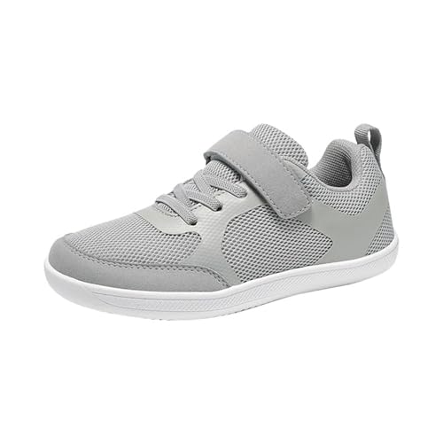 Turnschuhe für Kinder, Laufschuhe, Sport, atmungsaktiv, flach, rund, rutschfest, leicht, Laufschuhe für Jungen und Mädchen, grau, 26 EU Turnschuhe für Kinder, Laufschuhe, Sport, atmungsaktiv, flach, rund, rutschfest, leicht, Laufschuhe für Jungen und Mädchen, grau, 26 EU von Generic