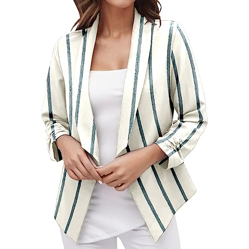 Übergangsjacke Damen Elegant Blazer Sakko,Blazer Taupe Damen,Bomberjacke Gelb,Rote Blazer,Blazer Mit Knöpfen,Leichte Sommer Blazer Damen,Leichter Sommerblazer Damen von Generic