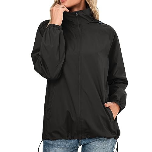 Übergangsjacke Damen Elegant Sportlich - Sommermantel Damen Leicht Elegant Funktionsjacke Wasserdicht Atmungsaktiv Softshelljacke Sommer Windbreaker/Trenchcoat/Regenjacken/Windjacke Übergangsjacke Damen Elegant Sportlich - Sommermantel Damen Leicht Elegant Funktionsjacke Wasserdicht Atmungsaktiv Softshelljacke Sommer Windbreaker/Trenchcoat/Regenjacken/Windjacke von Generic