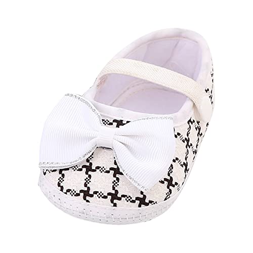 Übergangsschuhe Damen Flache Schuhe Mode weiche Sohle Kleinkindschuhe weiche Sohle Mädchen Baby Prinzessin Schuhe 39 Damen (White, 19.5 Infant) von Generic