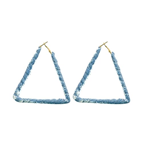 Übertriebener Wickel-Creolen-Ohrring, einzigartige, einfache, runde Ohrringe, Hip Hop von Generic