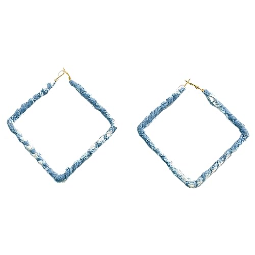 Übertriebener gewundener Creolen-Ohrring, einzigartige, einfache, runde Ohrringe von Generic