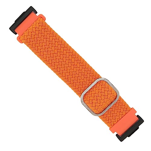 Uhren-Ersatzarmband, Uhrenarmband, Leichtes Nylon, Verstellbare Schnalle, Schnell Trocknend, für Übungen für Frauen (ORANGE) von Generic