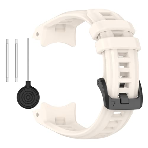 Uhrenarmband Kompatibel mit Garmin Instinct E【45MM】, Silikon Kautschuk Uhrenarmband Damen Herren Ersatzarmband Armband Smartwatch Uhren Zubehör (J, 15X5CM) von Generic