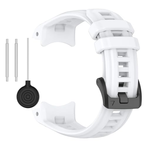 Uhrenarmband Kompatibel mit Garmin Instinct E【45MM】, Silikon Kautschuk Uhrenarmband Damen Herren Ersatzarmband Armband Smartwatch Uhren Zubehör (K, 15X5CM) von Generic